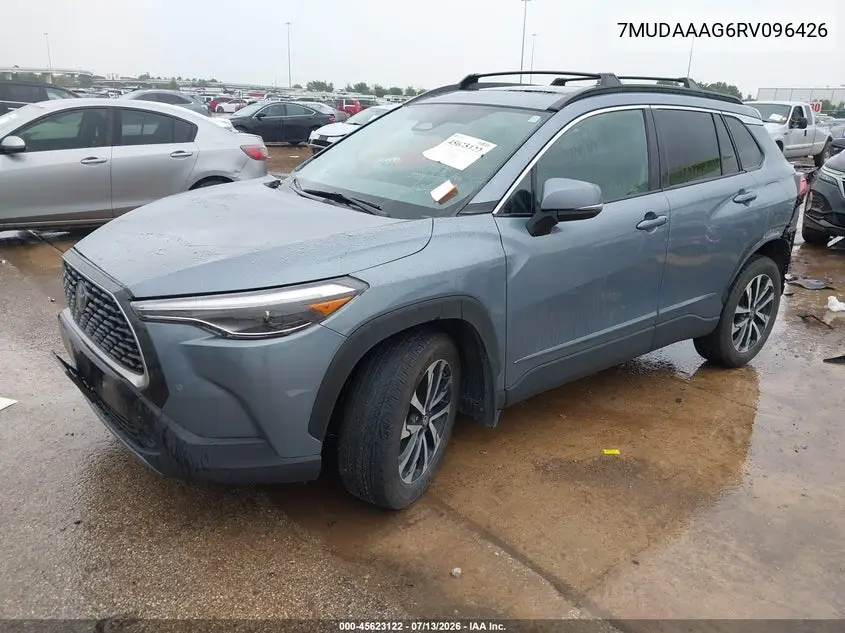 2024 Toyota Corolla Cross Xle VIN: 7MUDAAAG6RV096426 Lot: 45623122
