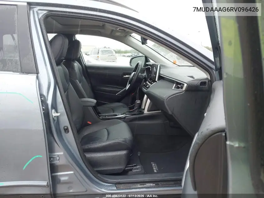 2024 Toyota Corolla Cross Xle VIN: 7MUDAAAG6RV096426 Lot: 45623122
