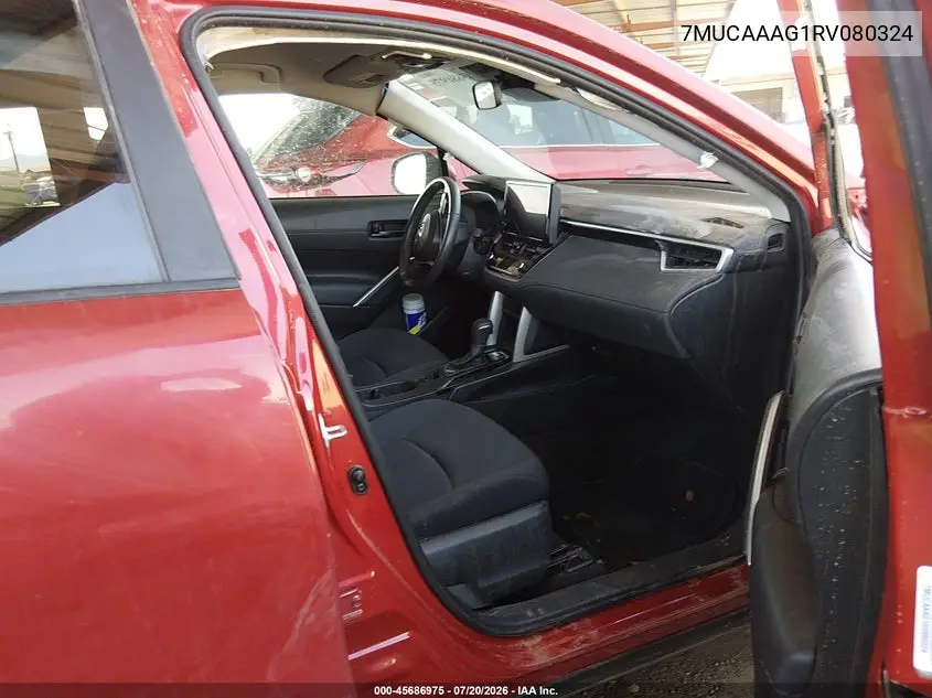 2024 Toyota Corolla Cross Le VIN: 7MUCAAAG1RV080324 Lot: 45686975