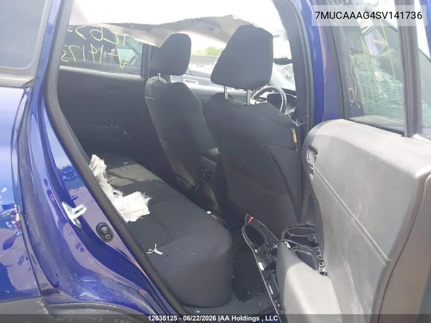 2025 Toyota Corolla Cross Le VIN: 7MUCAAAG4SV141736 Lot: 12635125