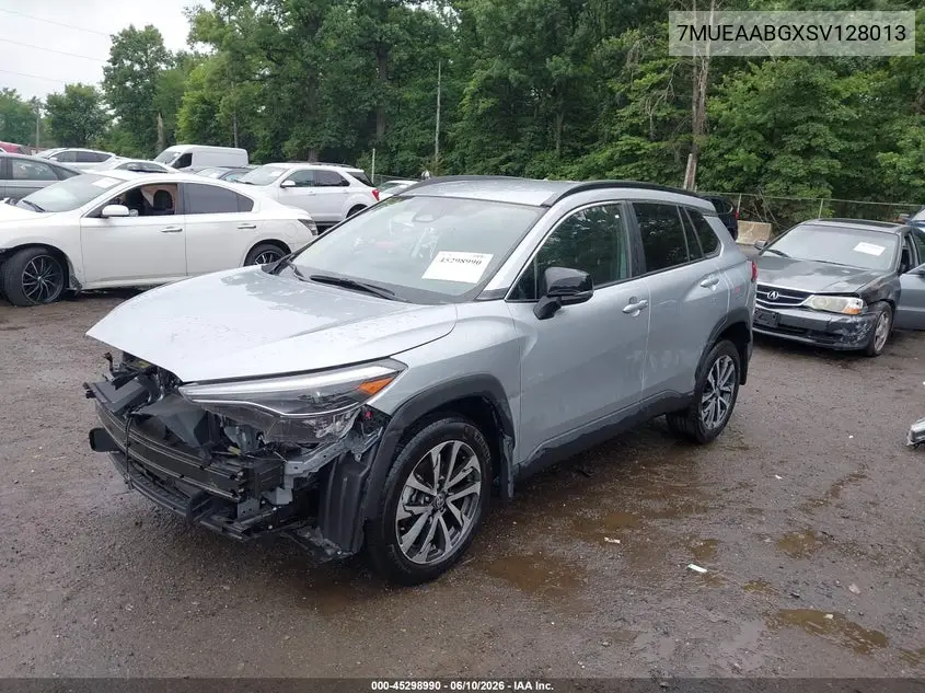 2025 Toyota Corolla Cross Xle VIN: 7MUEAABGXSV128013 Lot: 45298990