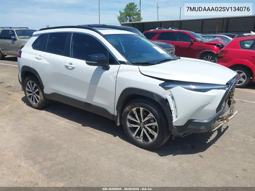 2025 Toyota Corolla Cross Xle VIN: 7MUDAAAG2SV134076 Lot: 45469555