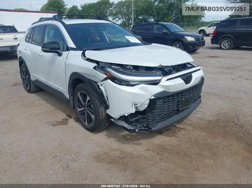 2025 Toyota Corolla Cross Hybrid Xse VIN: 7MUFBABG3SV089251 Lot: 45497362