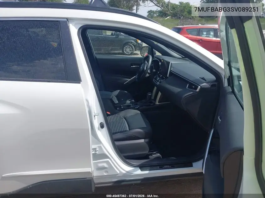 2025 Toyota Corolla Cross Hybrid Xse VIN: 7MUFBABG3SV089251 Lot: 45497362
