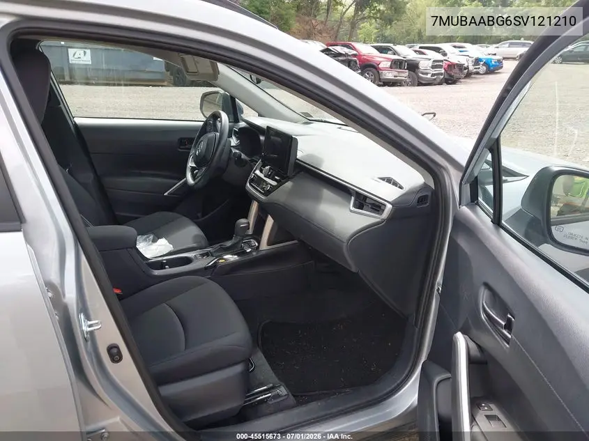 2025 Toyota Corolla Cross Le VIN: 7MUBAABG6SV121210 Lot: 45515673