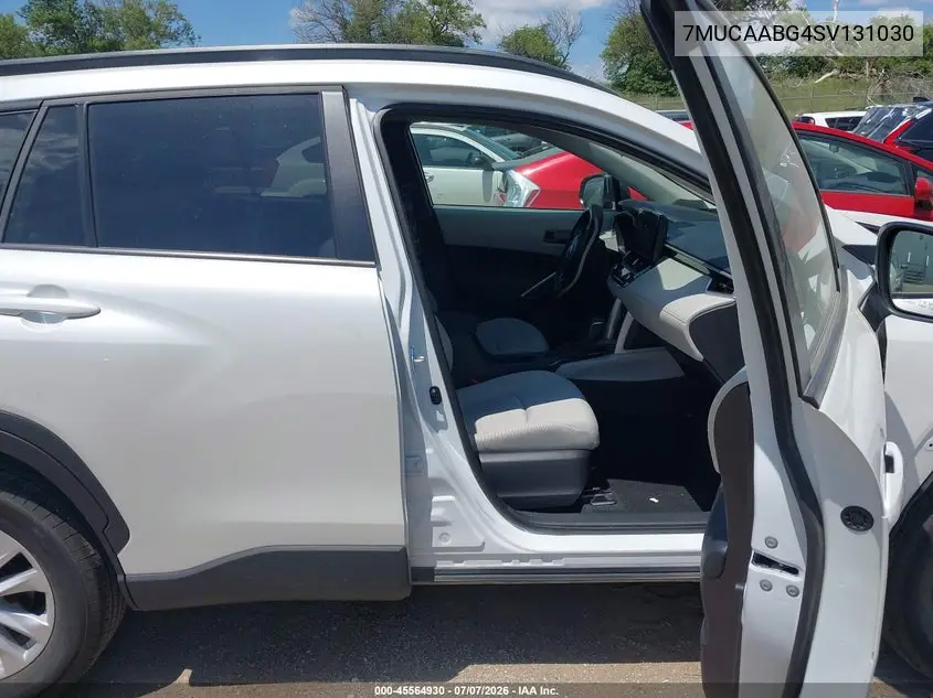 2025 Toyota Corolla Cross Le VIN: 7MUCAABG4SV131030 Lot: 45564930