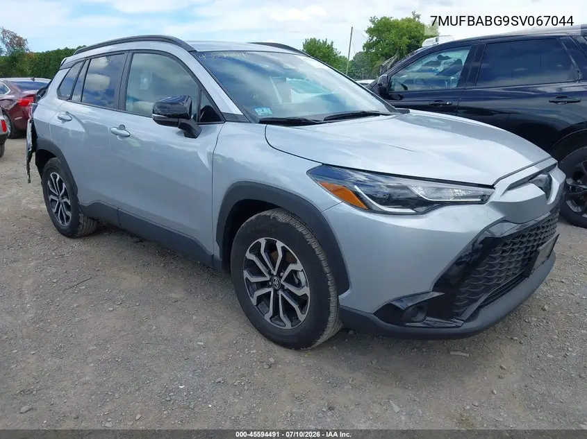 2025 Toyota Corolla Cross Hybrid Se VIN: 7MUFBABG9SV067044 Lot: 45594491