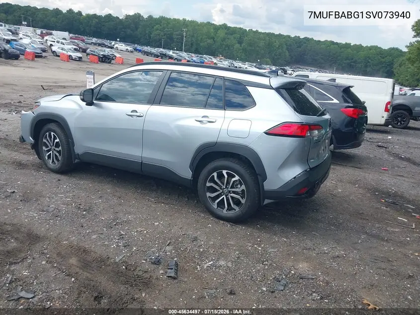 2025 Toyota Corolla Cross Hybrid Se VIN: 7MUFBABG1SV073940 Lot: 45634497