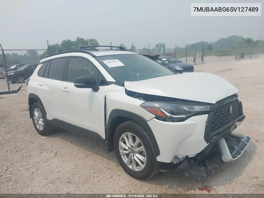 2025 Toyota Corolla Cross Le VIN: 7MUBAABG6SV127489 Lot: 45650676