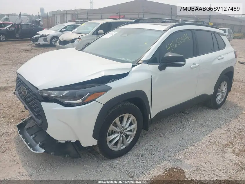 2025 Toyota Corolla Cross Le VIN: 7MUBAABG6SV127489 Lot: 45650676