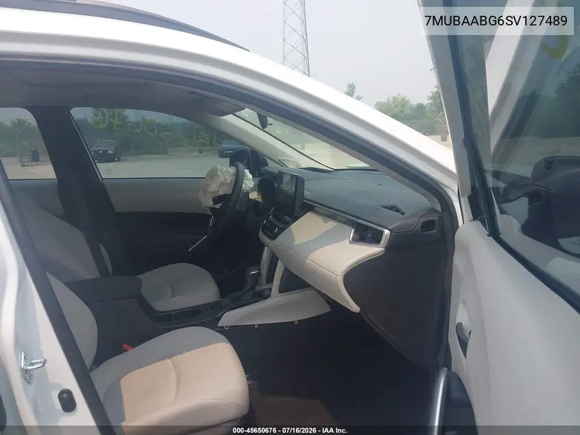 2025 Toyota Corolla Cross Le VIN: 7MUBAABG6SV127489 Lot: 45650676