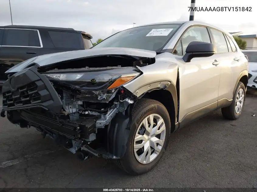 7MUAAAAG8TV151842 2026 Toyota Corolla Cross L