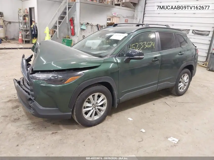 2026 Toyota Corolla Cross Le VIN: 7MUCAABG9TV162677 Lot: 45233674