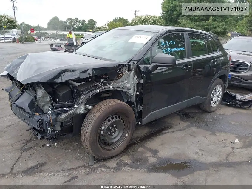 2026 Toyota Corolla Cross L VIN: 7MUAAAAG6TV171037 Lot: 45337274