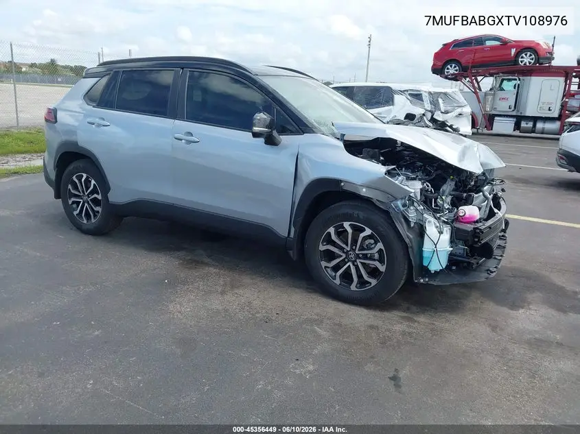 2026 Toyota Corolla Cross Hybrid Se VIN: 7MUFBABGXTV108976 Lot: 45356449