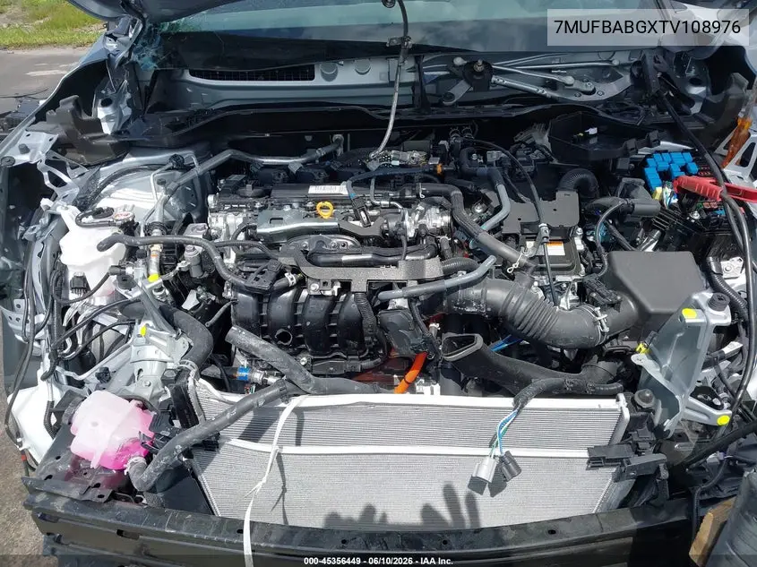 2026 Toyota Corolla Cross Hybrid Se VIN: 7MUFBABGXTV108976 Lot: 45356449