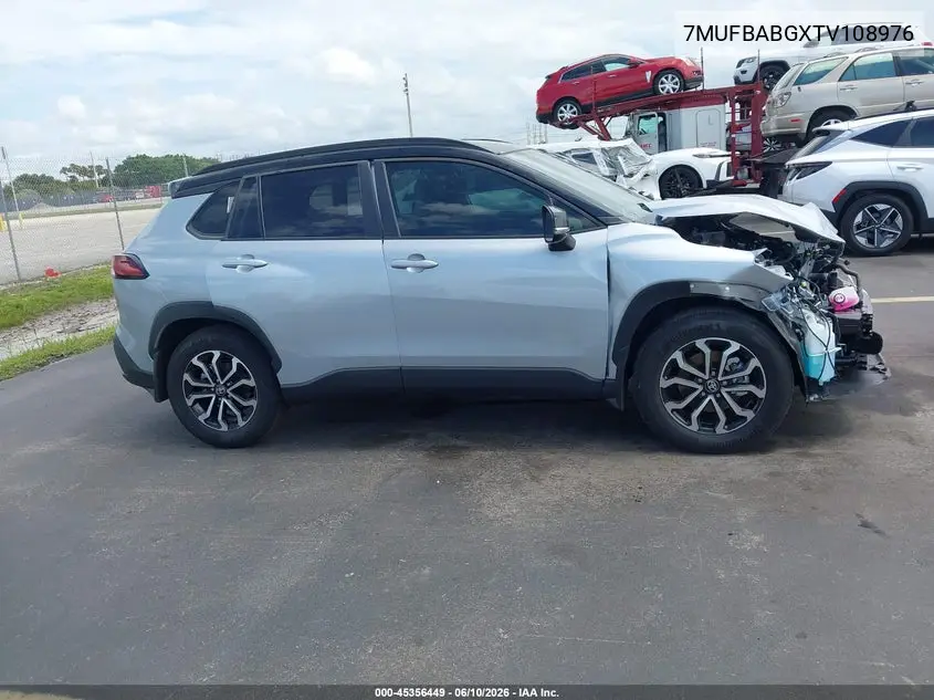 2026 Toyota Corolla Cross Hybrid Se VIN: 7MUFBABGXTV108976 Lot: 45356449