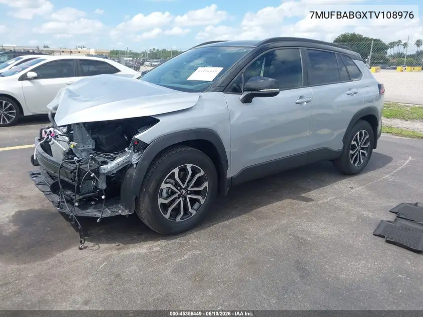 2026 Toyota Corolla Cross Hybrid Se VIN: 7MUFBABGXTV108976 Lot: 45356449