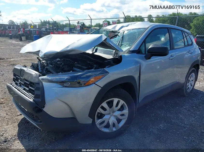 2026 Toyota Corolla Cross L VIN: 7MUAAABG7TV169165 Lot: 45405047