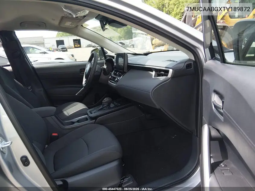 2026 Toyota Corolla Cross Le VIN: 7MUCAABGXTV189872 Lot: 45447523
