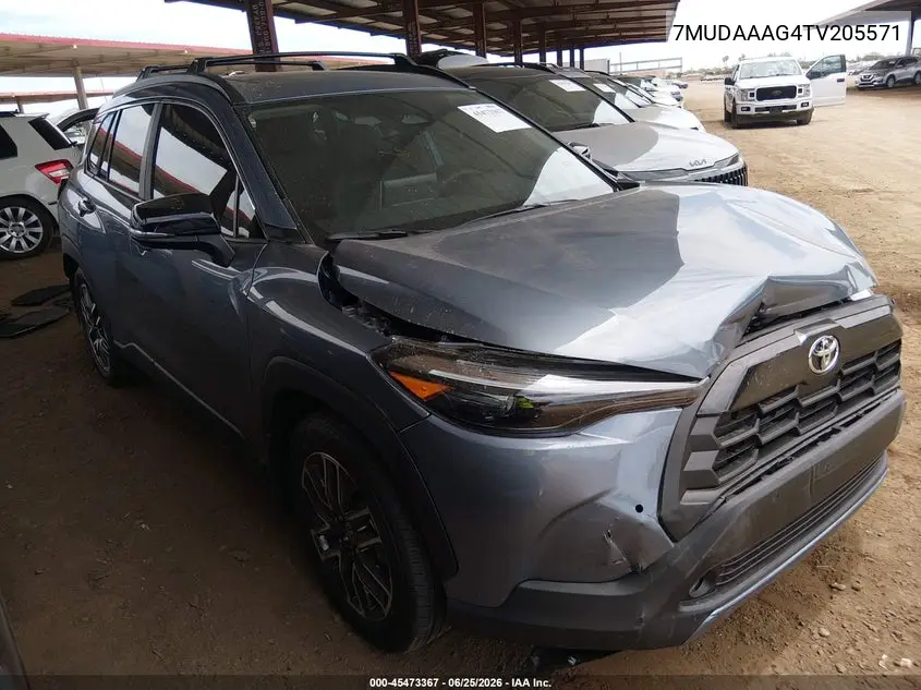 2026 Toyota Corolla Cross Xle VIN: 7MUDAAAG4TV205571 Lot: 45473367