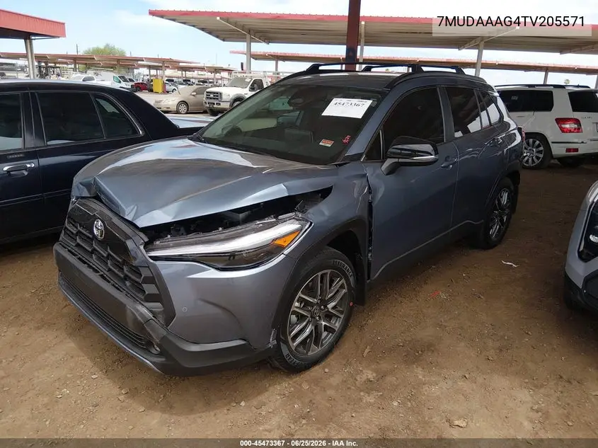 2026 Toyota Corolla Cross Xle VIN: 7MUDAAAG4TV205571 Lot: 45473367