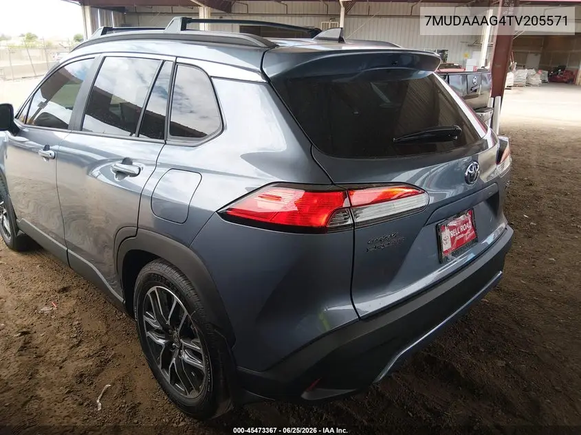 2026 Toyota Corolla Cross Xle VIN: 7MUDAAAG4TV205571 Lot: 45473367