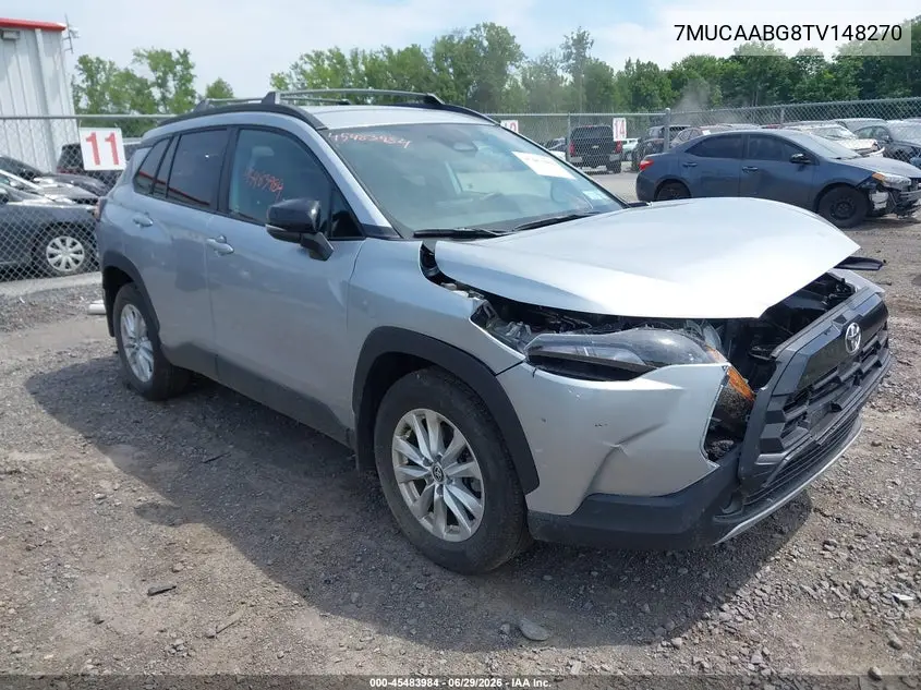 2026 Toyota Corolla Cross Le VIN: 7MUCAABG8TV148270 Lot: 45483984