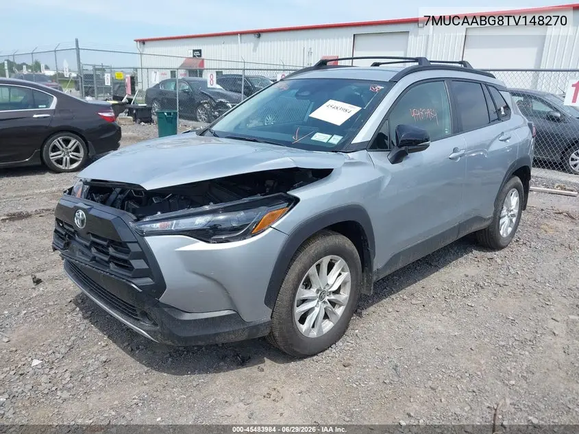 2026 Toyota Corolla Cross Le VIN: 7MUCAABG8TV148270 Lot: 45483984