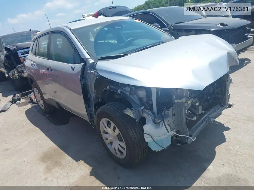 2026 Toyota Corolla Cross L VIN: 7MUAAAAG2TV176381 Lot: 45489177