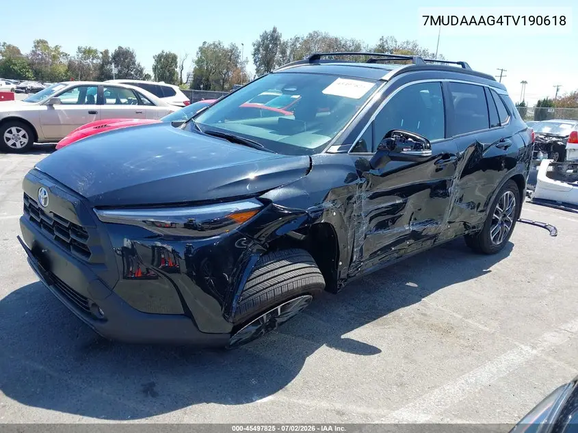 2026 Toyota Corolla Cross Xle VIN: 7MUDAAAG4TV190618 Lot: 45497825
