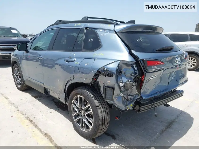 2026 Toyota Corolla Cross Xle VIN: 7MUDAAAG0TV180894 Lot: 45501813