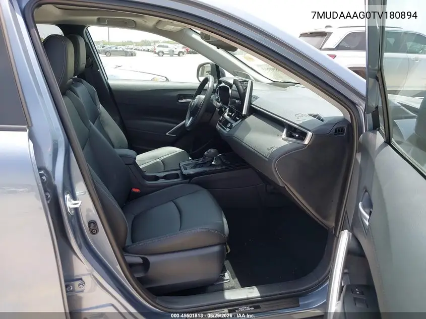 2026 Toyota Corolla Cross Xle VIN: 7MUDAAAG0TV180894 Lot: 45501813