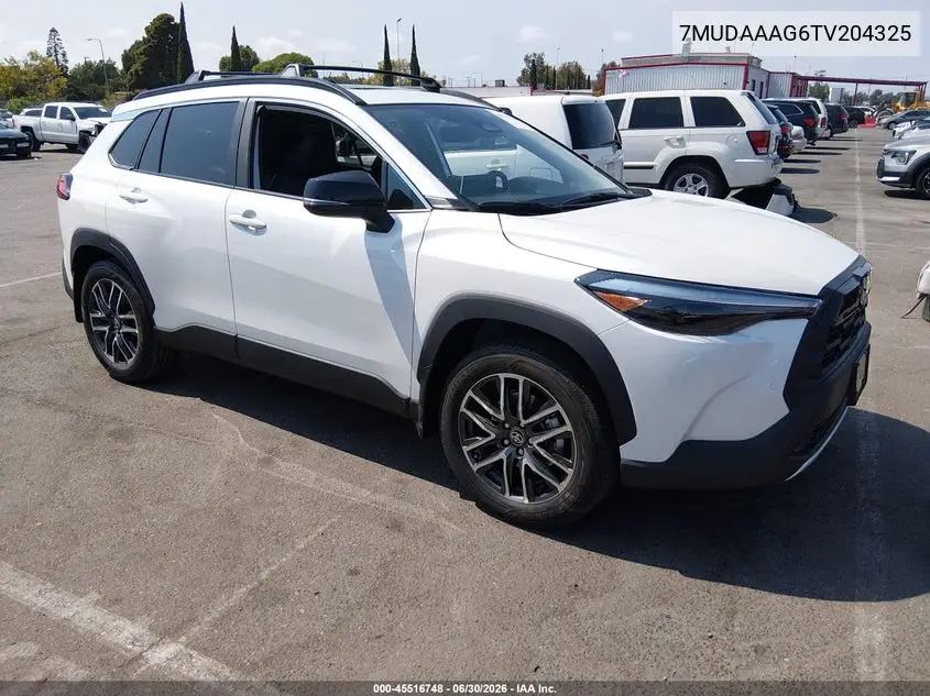 2026 Toyota Corolla Cross Xle VIN: 7MUDAAAG6TV204325 Lot: 45516748
