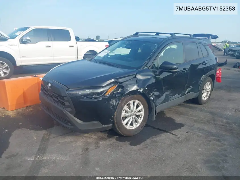 2026 Toyota Corolla Cross Le VIN: 7MUBAABG5TV152353 Lot: 45530807