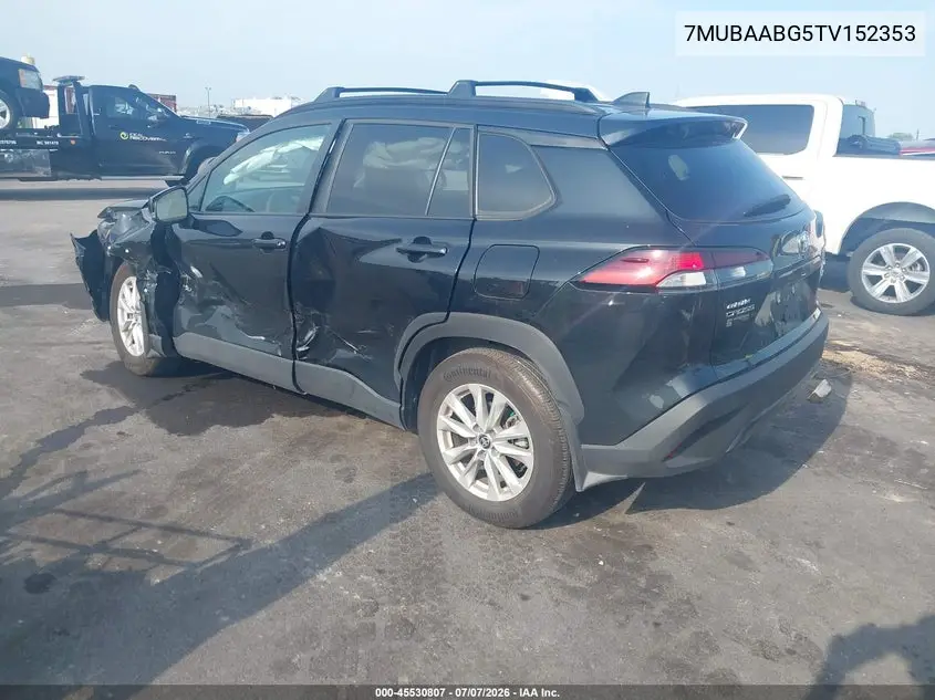 2026 Toyota Corolla Cross Le VIN: 7MUBAABG5TV152353 Lot: 45530807