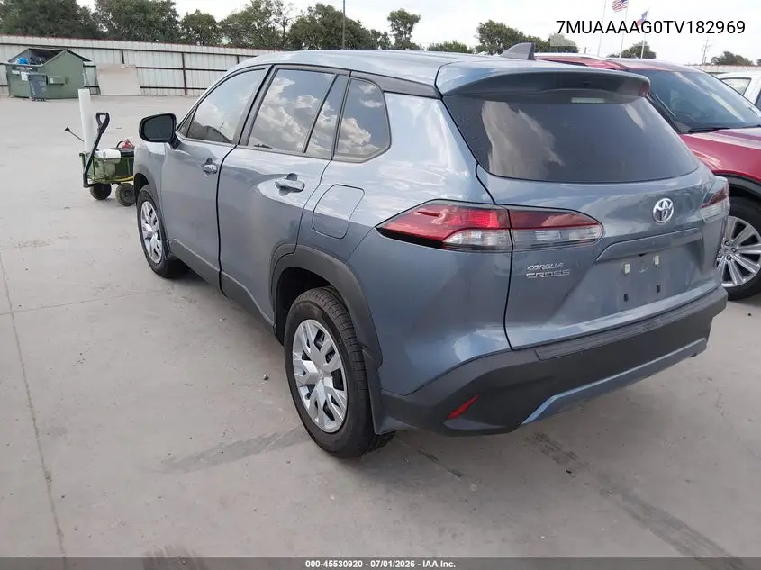 2026 Toyota Corolla Cross L VIN: 7MUAAAAG0TV182969 Lot: 45530920