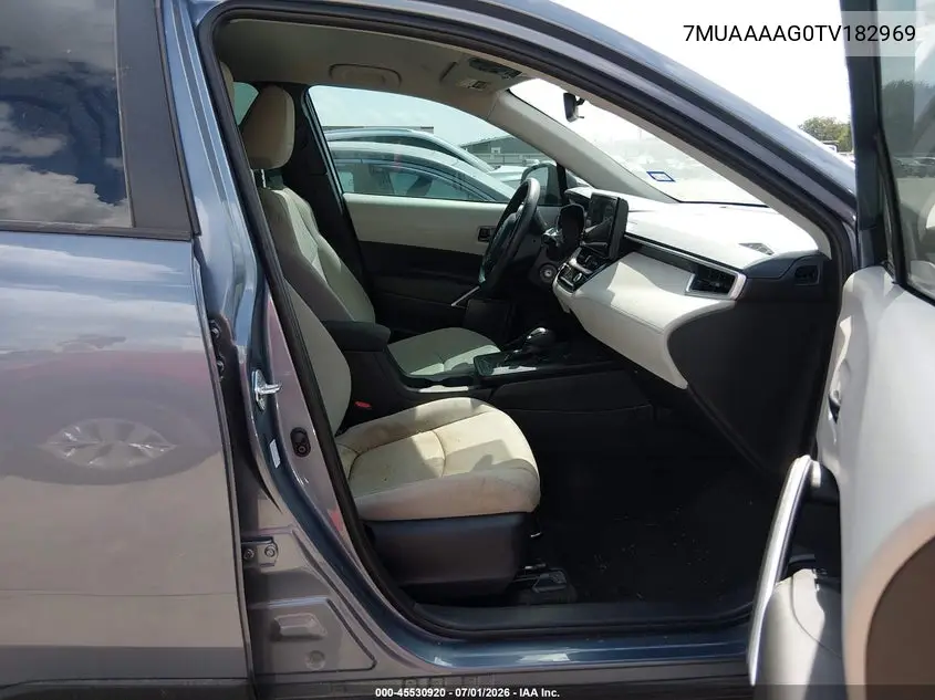 2026 Toyota Corolla Cross L VIN: 7MUAAAAG0TV182969 Lot: 45530920
