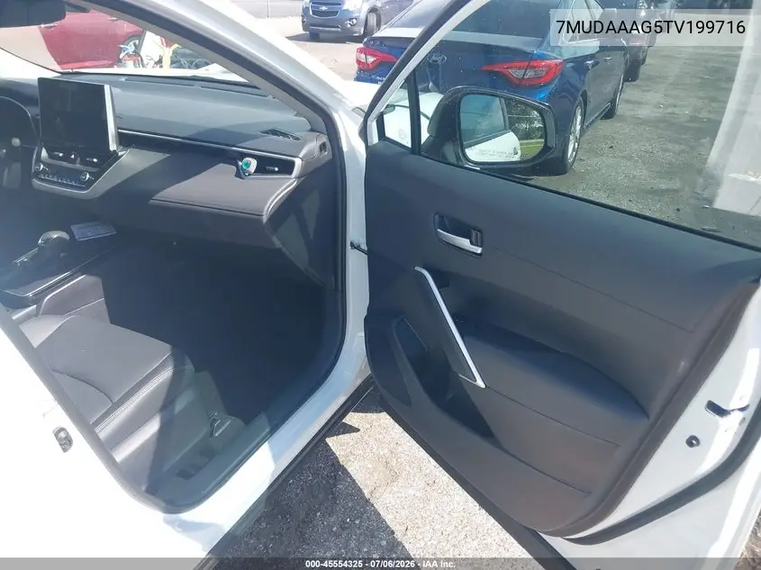 2026 Toyota Corolla Cross Xle VIN: 7MUDAAAG5TV199716 Lot: 45554325