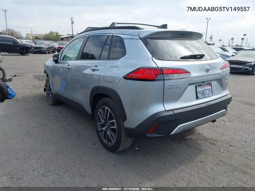 2026 Toyota Corolla Cross Xle VIN: 7MUDAABG5TV149557 Lot: 45586321