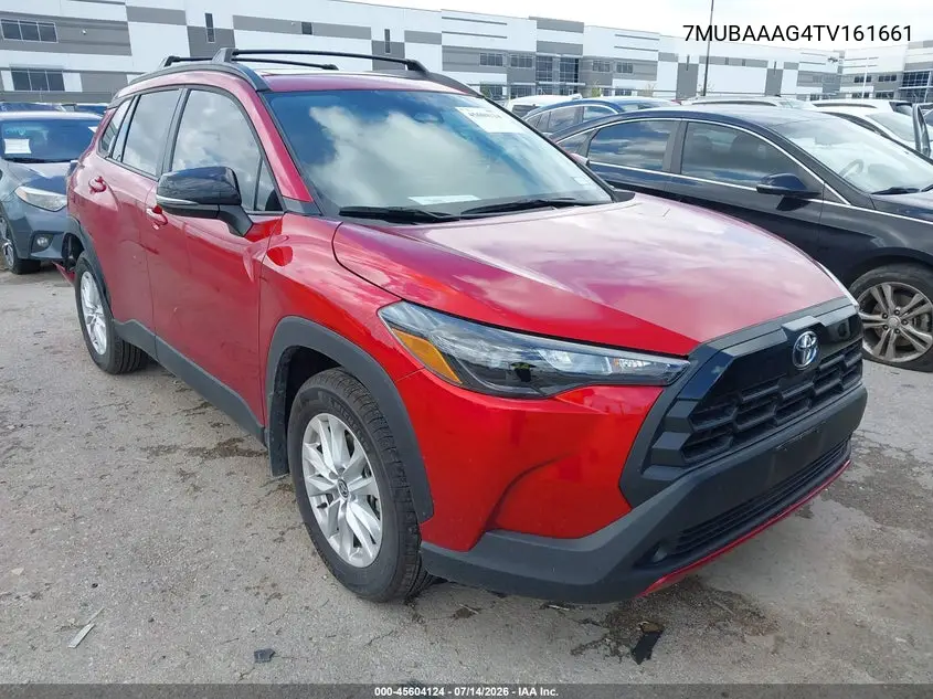 2026 Toyota Corolla Cross Le VIN: 7MUBAAAG4TV161661 Lot: 45604124