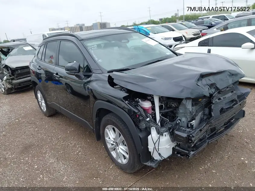 2026 Toyota Corolla Cross Le VIN: 7MUBAAAG5TV175522 Lot: 45616933