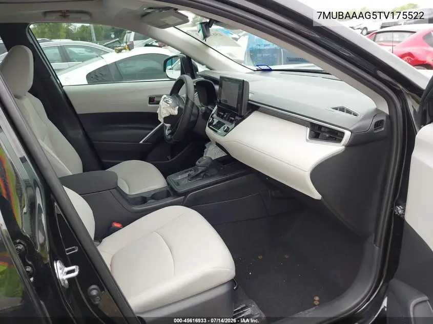 2026 Toyota Corolla Cross Le VIN: 7MUBAAAG5TV175522 Lot: 45616933