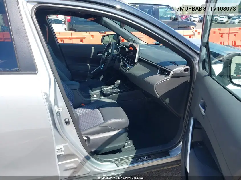 2026 Toyota Corolla Cross Hybrid Xse VIN: 7MUFBABG1TV108073 Lot: 45667292