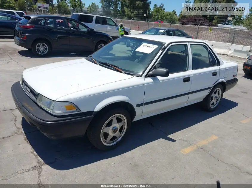 1990 Toyota Corolla Dlx VIN: 1NXAE94A8LZ129500 Lot: 45359461
