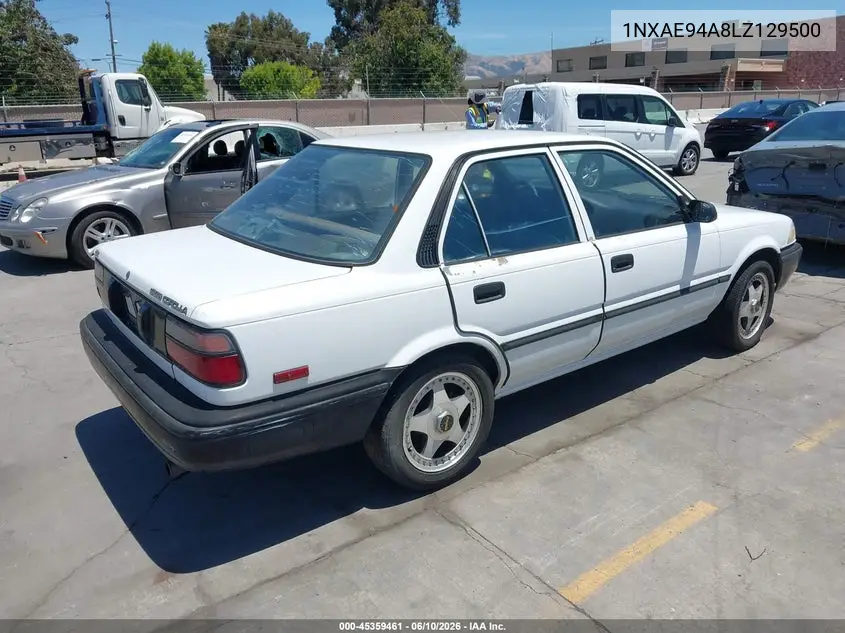 1990 Toyota Corolla Dlx VIN: 1NXAE94A8LZ129500 Lot: 45359461