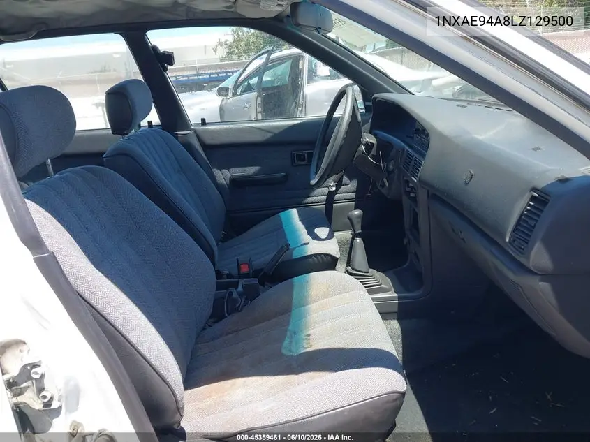 1990 Toyota Corolla Dlx VIN: 1NXAE94A8LZ129500 Lot: 45359461