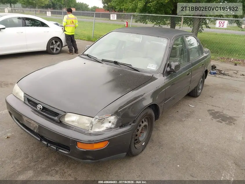 1997 Toyota Corolla Dx VIN: 2T1BB02E0VC195932 Lot: 45646483