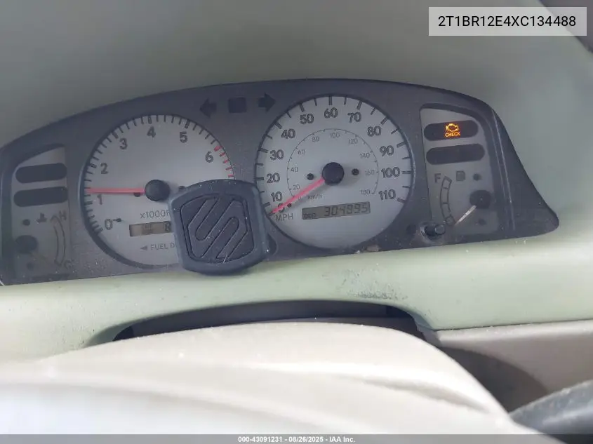 2T1BR12E4XC134488 1999 Toyota Corolla Le