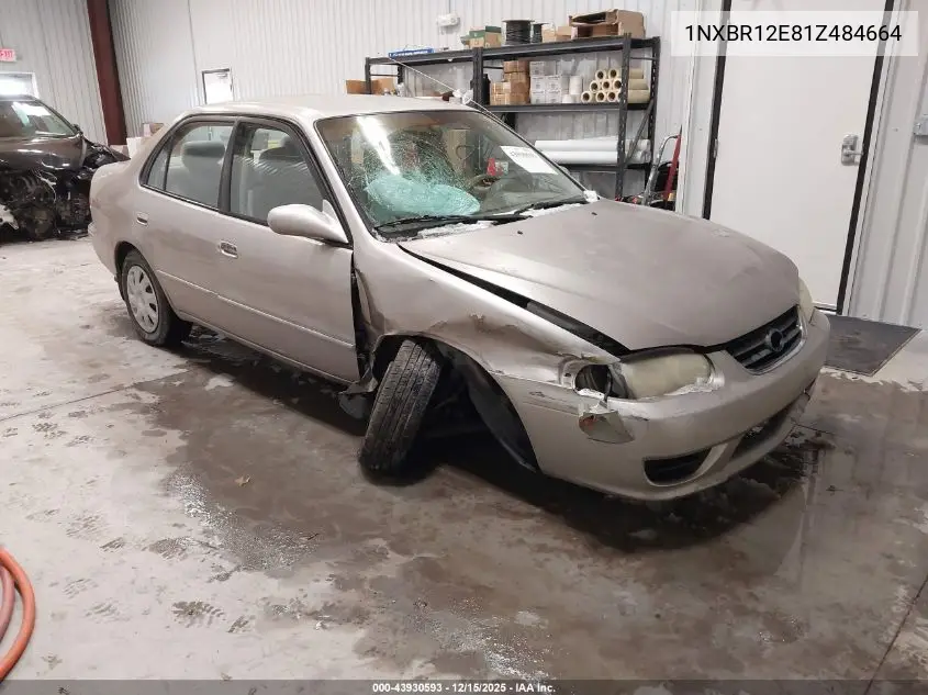 1NXBR12E81Z484664 2001 Toyota Corolla Le